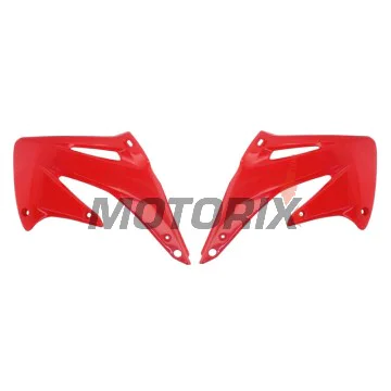 Přední boční plasty -POLISPORT- červené, HONDA CRF 450 2002-2004