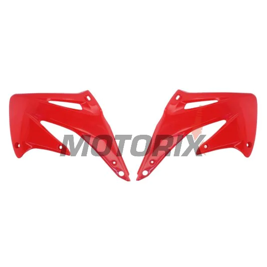 Přední boční plasty -POLISPORT- červené, HONDA CRF 450 2002-2004