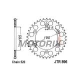 Zadní rozeta -JT- JTR896,50, 50 zubů, ocelový, KTM Enduro 125 1988-1990, LC4 600 1988-1989, MX 125 1988-1990, MX 500 1988-1989, 1991-1993, MX 600 1989