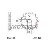 Přední pastorek -JT- JTF428,13, 13 zubů, Suzuki DR-Z 70 2008-2015, JR 80 1982-2004, RM 80 1979