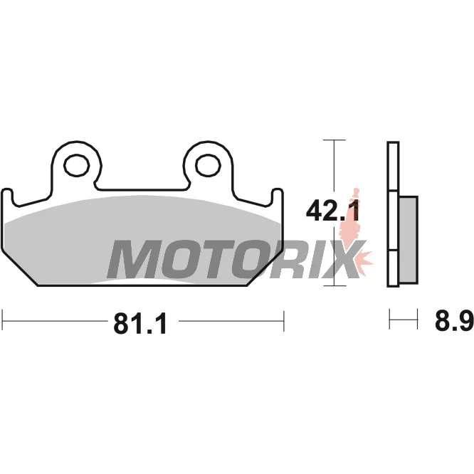 Brzdové destičky -BREMBO- 07HO21SA, Honda CBR600F, XRV750 Africa Twin (1987-1993)