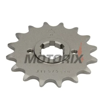 Přední pastorek -JT- JTF575,16, 16 zubů, Yamaha FZR 400 1987, SRX 600 1986-1994, TT 250 1989-1992, TT 350 1986-1992, TT 600 1983, 1996-2001, XT 400 1983-1984, XT 550 1982-1983, XT 600 1984-1988