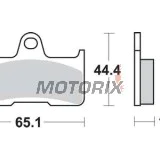 Brzdové destičky -TRW- MCB756SI, CFMoto Terralander 500/625/800 (2011-2013); Yamaha YFM 660 Grizzly/Grizzly Auto 4x4/660F/660FWA/660R Raptor (2002-2008)