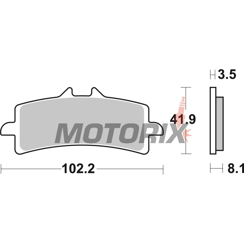 Brzdové destičky -BREMBO- 07BB37LA, Aprilia RSV4/Ducati Panigale/BMW HP4/KTM Super Duke/Suzuki GSX-R/Yamaha MT/Kawasaki Ninja H2