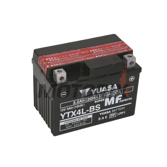 Akumulátor -YUASA- YTX4L-BS, 3Ah 12V