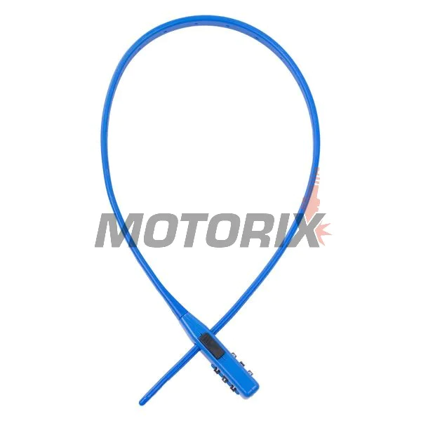 Zámek na helmu -OXFORD- Combi Zip Lock 470mm, modré