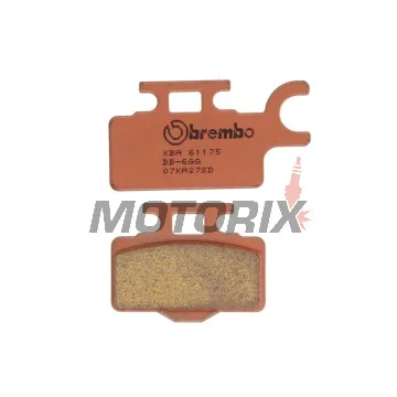 Brzdové destičky -BREMBO- 07KA27SD, Kawasaki KX 65 (2000-2024), Suzuki RM 65 (2003-2005)