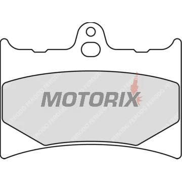 Brzdové destičky -FERODO- FDB498P, Honda CBR125R, XL125V Varadero, XLR125 (1993-2013)