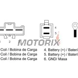 Regulátor dobíjení -DZE- regulátor dobíjení, 12V, 35A, KTM ENDURO, SMC, SUPER ENDURO, SUPERMOTO 690/950/990 2005-2013
