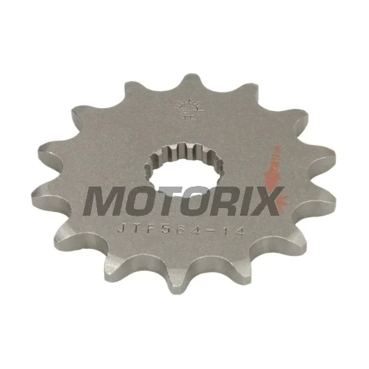 Přední pastorek -JT- JTF564,14, 14 zubů, Gas Gas EC 125 2003-2015, Yamaha DT 200 1989-1995, WR 125 1998, WR 200 1991-1993, XVS 125 2000-2004, YZ 125 1987-2004
