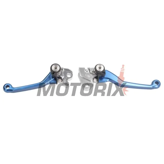 Sada páček -ZAP TECHNIX- sklopné, modré, Kawasaki KX250F/KX450F 2005-2012