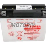 Akumulátor -YUASA- Y50-N18L-A, 21Ah 12V