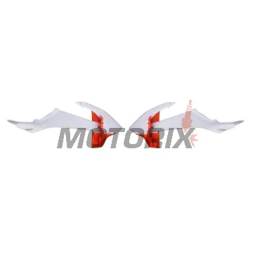 Přední boční plasty -POLISPORT- oranžové/bílé, KTM SX 65 2016-2023