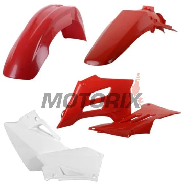 Sada plastů -POLISPORT- červené/bílé, GAS GAS EC 125-450 2005-2006