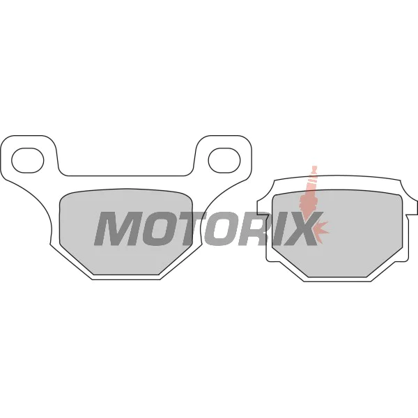 Brzdové destičky -FERODO- FDB384P, Alfer 250/Aprilia Tuareg 350-600/Buell 1200/Gas Gas 80-125/Husaberg 350-600/Husqvarna 125-510/Kawasaki 125-650/KTM 125-600/Kymco 50-125/SYM 125/Suzuki 50-125/Yamaha 125 (1978-2009)