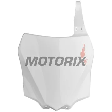 Motokrosová maska/tabulka startovního čísla -POLISPORT- bílá, KAWASAKI KX 85/100 2014-2021