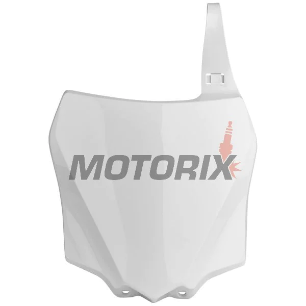 Motokrosová maska/tabulka startovního čísla -POLISPORT- bílá, KAWASAKI KX 85/100 2014-2021