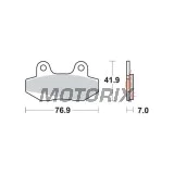 Brzdové destičky -TRW- MCB525, Daelim City Ace 110, Derbi GP1 50, Honda CH Spacy 125, MBX 50/80, NSR 50/75/80R, Hyosung GT/Comet 125/250/650, GV Aquila 125/250/650, RX/XRX/Karion 125, Kymco Active/Jetix/Nexxon 50, Pulsar 125
