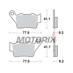 Brzdové destičky -TRW- MCB672SH, Alfer VR 250, Aprilia Pegaso 650, Husaberg FE/FS 450-650, Husqvarna CR/TE/WR 125-610, KTM EXC/LC4/Duke 250-690, Yamaha TT 600, WR 125 (1993-2022)
