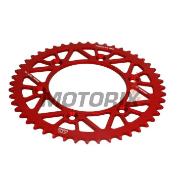 Zadní rozeta -JT- JTA210,48RED, 48 zubů, červený, hliníkový, Betamotor RR 450 2013-2014, RR Enduro 430/480 2015, RR Enduro 498 2013, Honda CR 250 2003, CRF 150 2003-2005, CRF 250 2010, 2019-2021, CRF 450 2004-2021, XR 250 1996-2004, XR 650 2000-2007
