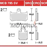 Brzdové destičky -TRW- MCB795CRQ, Yamaha FZ1 1000N/MT-01 1700/VMX V-Max 1700/YZF-R1 1000 (2004-2016)