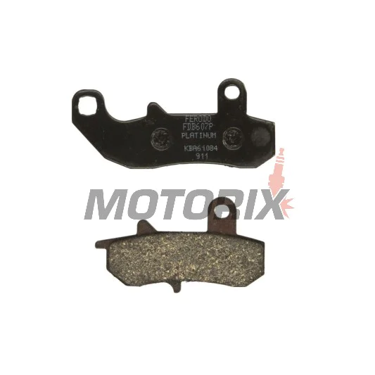 Brzdové destičky -FERODO- FDB607P, Suzuki DR/RGV - DR650/650R/650RS/650RSE/650RE/650SE, DR750/800 Big, RGV250 - 250-800cc, 1989-2017