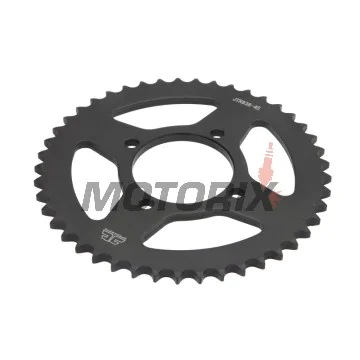 Zadní rozeta -JT- JTR838,45, 45 zubů, ocelový, Yamaha DT 100 1976-1980, DT 125 1988, RD 125 1974-1976, RS 100 1976-1979, RSX 100 1995, T 105 1997-1998, YB 100 1978-1981, YBA 125 2007-2009, YBR 125 2005-2016