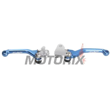 Sada páček -ZAP TECHNIX- sklopné, modré, Kawasaki KX250F/KX450F 2005-2012
