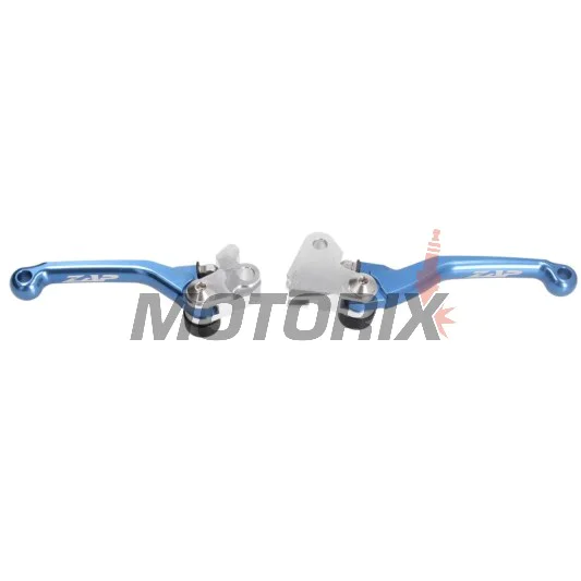 Sada páček -ZAP TECHNIX- sklopné, modré, Kawasaki KX250F/KX450F 2005-2012