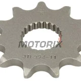Přední pastorek -JT- JTF394,11, 11 zubů, Aprilia AF1 125 1988-1994, Classic 125 1996-1999, Climber 240/280/300 1989-1996, MX 125 2004-2007, červený Rose 125 1988-1999, RS 125 1993-2013, RX 125 1990-1997, 2000, 2008-2010, SX 125 2008-2010