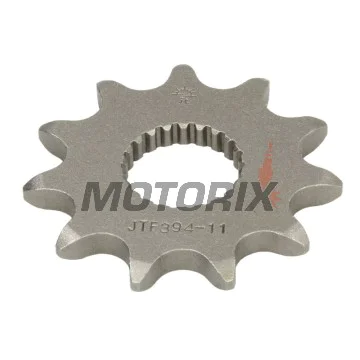 Přední pastorek -JT- JTF394,11, 11 zubů, Aprilia AF1 125 1988-1994, Classic 125 1996-1999, Climber 240/280/300 1989-1996, MX 125 2004-2007, červený Rose 125 1988-1999, RS 125 1993-2013, RX 125 1990-1997, 2000, 2008-2010, SX 125 2008-2010