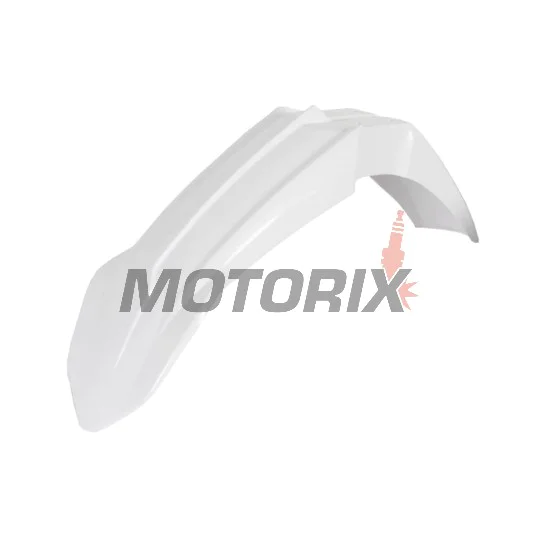 Přední Supermoto blatník -POLISPORT- bílý, YAMAHA YZ 125/250/450 2018-2023