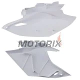 Zadní boční plasty -POLISPORT- bílé, YAMAHA WR 450 2012-2015