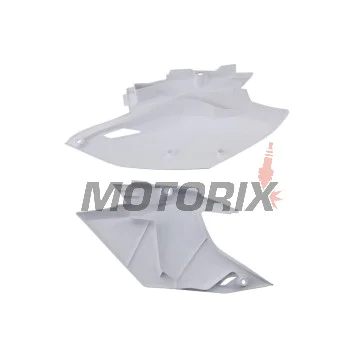 Zadní boční plasty -POLISPORT- bílé, YAMAHA WR 450 2012-2015