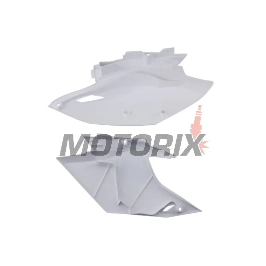 Zadní boční plasty -POLISPORT- bílé, YAMAHA WR 450 2012-2015