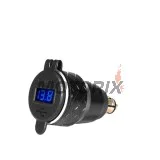 USB adaptér do zapalovače -4 RIDE- 12V, 2xUSB 3.0 + voltmetr - univerzální