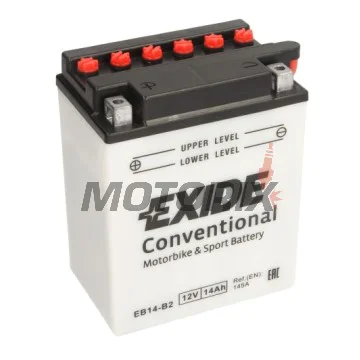 Akumulátor -EXIDE- YB14-B2, 14Ah 12V
