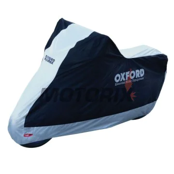 Plachta na motocykl -OXFORD- Aquatex, černá/stříbrná, XL