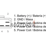Regulátor dobíjení -DZE- regulátor dobíjení, 12V, 35A, YAMAHA FZS, TDM, XV, XVZ 250-1300 1993-2001