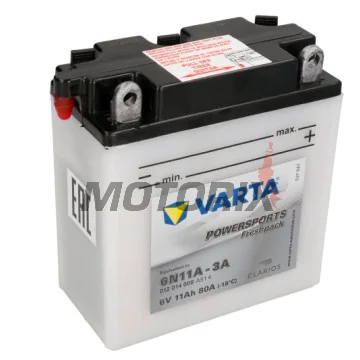 Akumulátor -VARTA- 6N11A-3A, 11Ah 6.0V