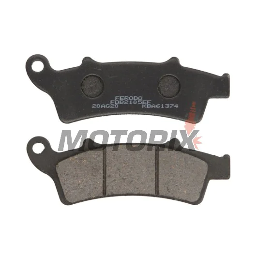 Brzdové destičky -FERODO- FDB2105EF, Aprilia Atlantic/Scarabeo/Sportcity (125-500, 2003-2015); Kymco People 125i GT; Malaguti Madison 250/400; Peugeot Elyseo 125; Piaggio Beverly 350