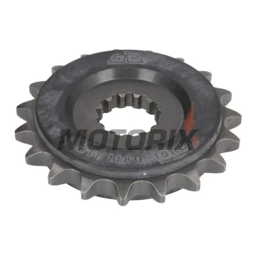 Přední pastorek -JT- JTF1180,19RB, 19 zubů, s gumový tlumič, Triumph Adventurer 900 1996-2001, Daytona 750/1000 1991-1995, Daytona 900/1200 1993-1997, Daytona 955 1997-2006, Legend 900 1998-2001, Speed Triple 1050 2005-2017, 2019