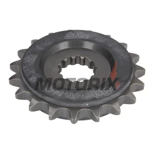 Přední pastorek -JT- JTF1180,19RB, 19 zubů, s gumový tlumič, Triumph Adventurer 900 1996-2001, Daytona 750/1000 1991-1995, Daytona 900/1200 1993-1997, Daytona 955 1997-2006, Legend 900 1998-2001, Speed Triple 1050 2005-2017, 2019