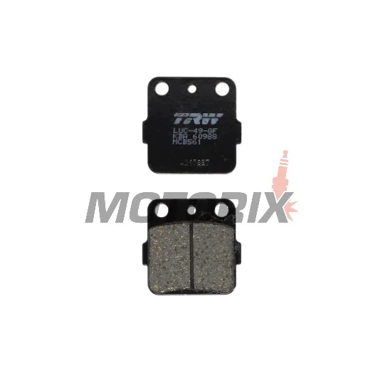 Brzdové destičky -TRW- MCB561, Honda CR/CRF/TRX 80-420 1992-2020; Kawasaki KFX/KX 65-450 1987-2020; Suzuki LT/RM 65-500 1987-2008; Yamaha Grizzly/Raptor/YFZ/YZ 80-660 1989-2020