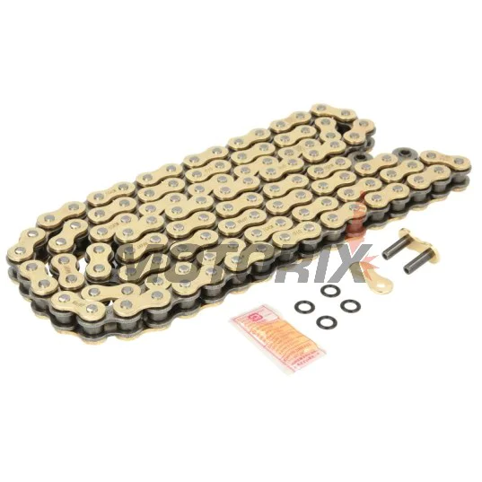 Řetěz -DID- 520VX3G&B-114ZB, velikost 520, 114 článků, zesílený, zlatá/černá
