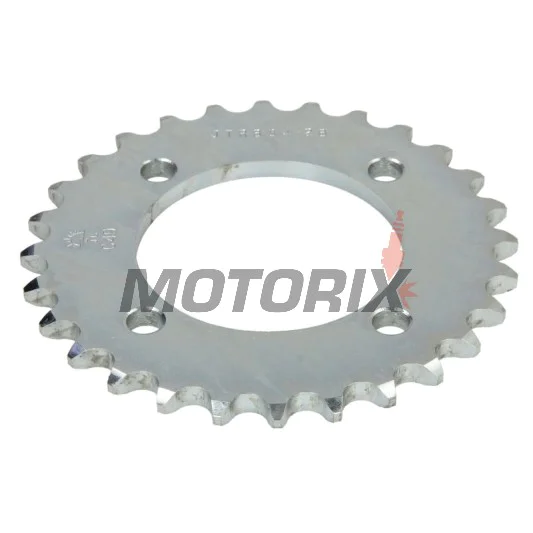 Zadní rozeta -JT- JTR834,28, 28 zubů, ocelový, Yamaha BW 80 1986-1988, 1990, PW 80 1983-2010, RD 50/80 1982-1984, RT 100 1990-2000, TT-R 110 2008-2020, TT-R 50 2006-2020, TT-R 90 2000-2008, YB 100 1980-1994