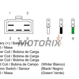 Regulátor dobíjení -DZE- regulátor dobíjení, 12V, 25A, HONDA CB 750 1976-1976