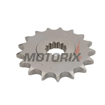 Přední pastorek -JT- JTF584,17, 17 zubů, Yamaha FZR 1000 1989-1995, FZR 750 1989-1992, GTS 1000 1993-2000, YZF 1000 1996-2002, YZF-R6 600 1999-2010