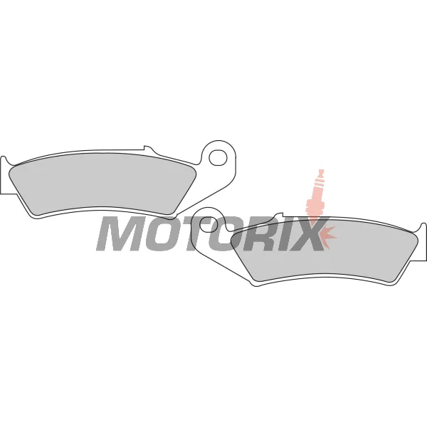 Brzdové destičky -FERODO- FDB495P, Honda NX125 Transcity, NX250, XL250R Baja, XLR125R, XR250R/600R, Kawasaki KX125