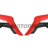 Přední boční plasty -POLISPORT- černé/červené, HONDA CRF 250/450 2017-2021